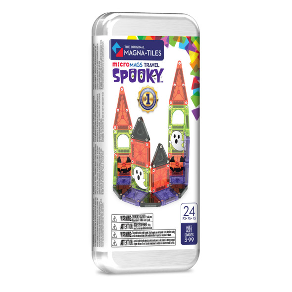 OakridgeStores.com | Magna-Tiles - microMAGS 24-Piece Spooky Travel Set - Halloween Building Play for Ages 3+ - 264024ST 850025176880