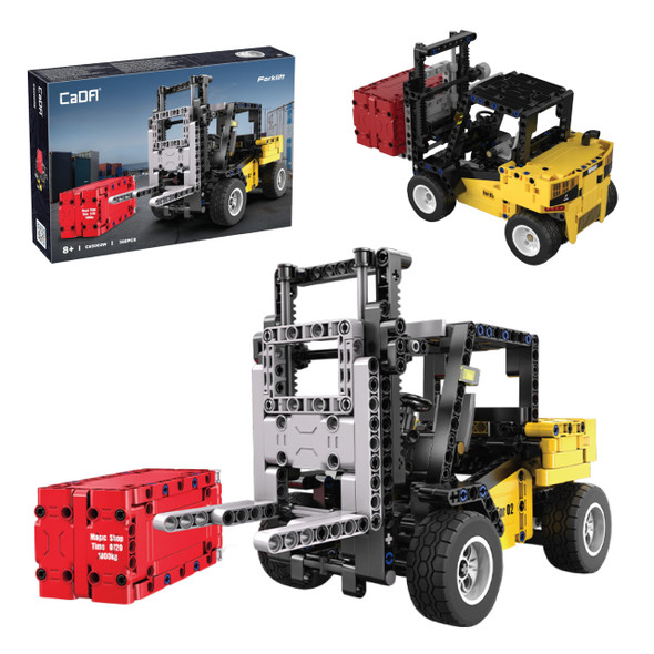 OakridgeStores.com | Thin Air Brands - CaDA Bricks Forklift Building Kit - STEM Construction Vehicle for Ages 8+ - C274 850080672747