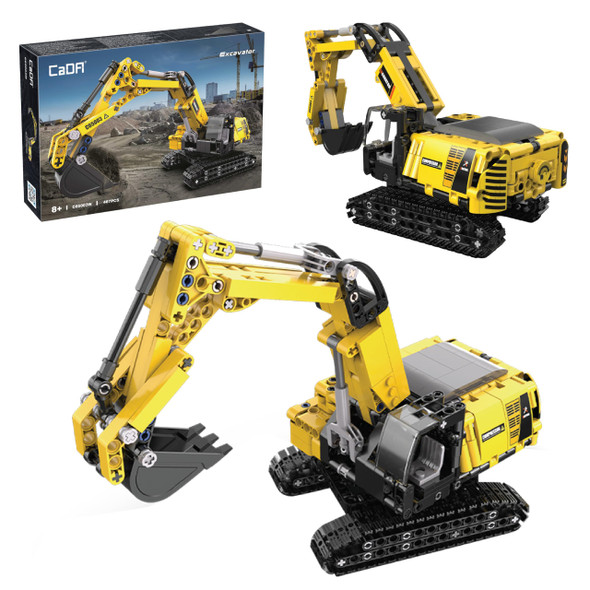OakridgeStores.com | Thin Air Brands - CaDA Bricks Excavator Building Kit - 467-Piece STEM Construction Vehicle for Ages 8+ - C276 850080672761