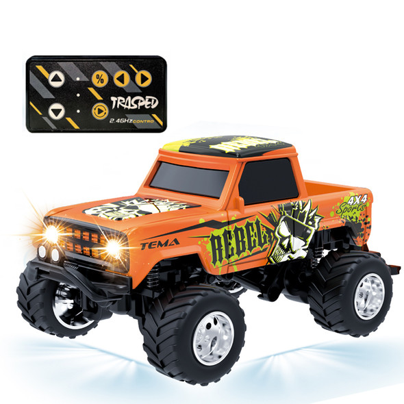 OakridgeStores.com | Thin Air Brands - Mini RC Retro Truck - 1:64 Scale Diecast, USB-C Rechargeable Remote Control Vehicle - HD203 810222912032