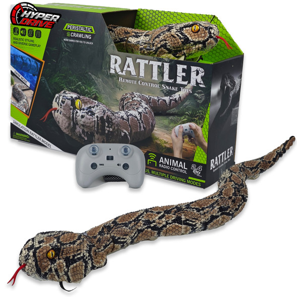 OakridgeStores.com | Thin Air Brands - RC Rattle Snake - Amphibious Remote Control Creature for Land & Water Play - HD460 850072174600