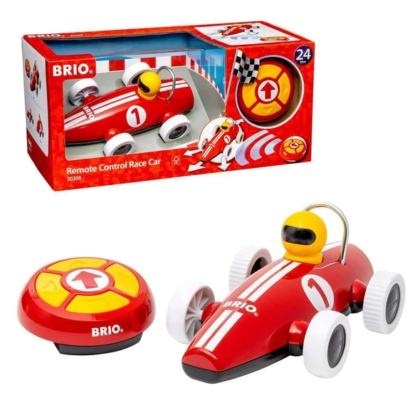 OakridgeStores.com | BRIO 30388 Remote Control Race Car - R/C Vehicle Toy for Toddlers Ages 2+ - 63038800 7312350303889