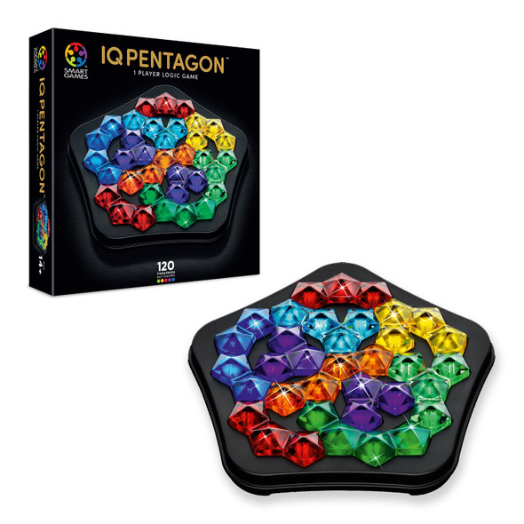 OakridgeStores.com | Smart Toys - IQ Deluxe: Pentagon - Single Player Logic Puzzle for Ages 14+ - SG313US 5414301526490