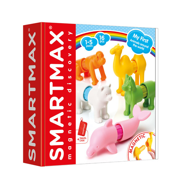 OakridgeStores.com | Smart Toys - SmartMax My First Animals Around the World - Magnetic STEM Building Set Ages 1-5 - SMX246US 847563010516