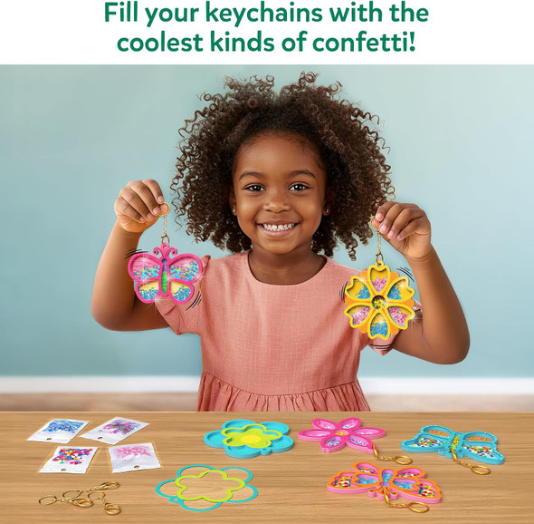 OakridgeStores.com | Skillmatics - Shake It's! Flowers & Butterflies - Foam Shaker Keychain Craft Kit - 1711SIFB 8904279515055