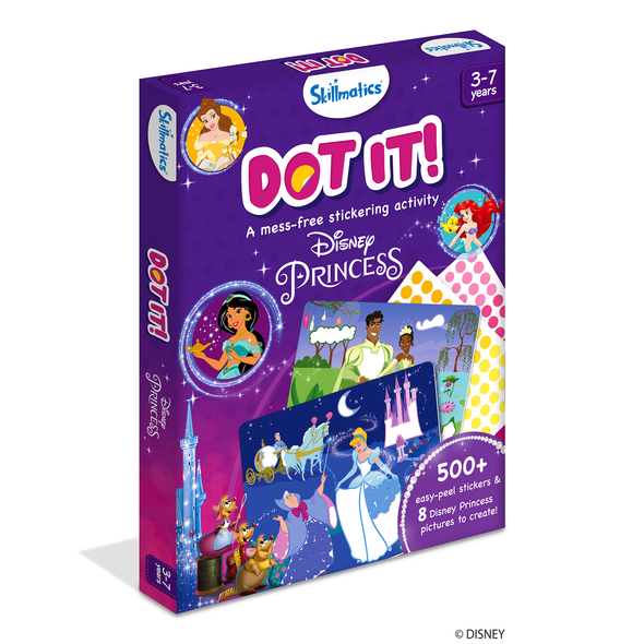 OakridgeStores.com | Skillmatics - Dot It! Disney Princess - Sticker Art Kit - 842DIDPO 8904279506718