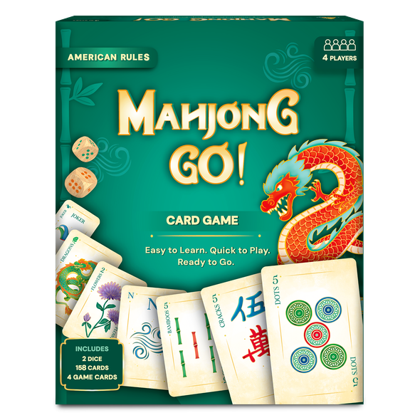 OakridgeStores.com | Skillmatics - Mahjong Go! - Portable American-Style Mahjong Card Game - GOUDA74MG 8904279520233