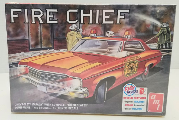 OakridgeStores.com | RESALE SHOP - AMT Fire Chief Chevrolet Impala W/ got to blazes Equipment 454 1/25 #1162/12 - BREV-116212-NS8031 CNSG849398038024