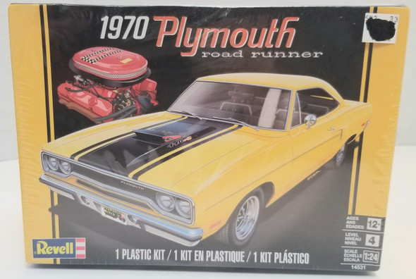 OakridgeStores.com | RESALE SHOP - Revell 1970 Plymouth Road Runner 1/24 #14531 - BREV-14531-NS7881