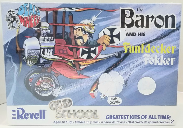 OakridgeStores.com | RESALE SHOP - Revell Baron Funfdecker Fokker Deals Wheels #85-1735 - BREV-1735-NS8151
