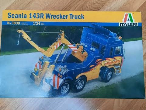 OakridgeStores.com | RESALE SHOP - Italeri 1:24 Scania 143R Wrecker Trucker 3838 - BREV-3838-NS7967 CNSG8001283038386