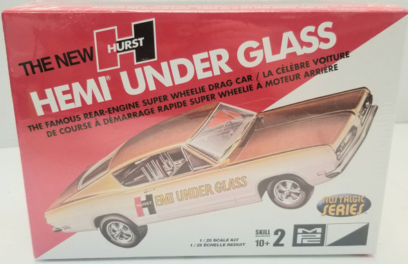 OakridgeStores.com | RESALE SHOP - MPC 1/25 The New Hurst Hemi Under Glass #38418 Nostalgic Series - BREV-38418-NS8052