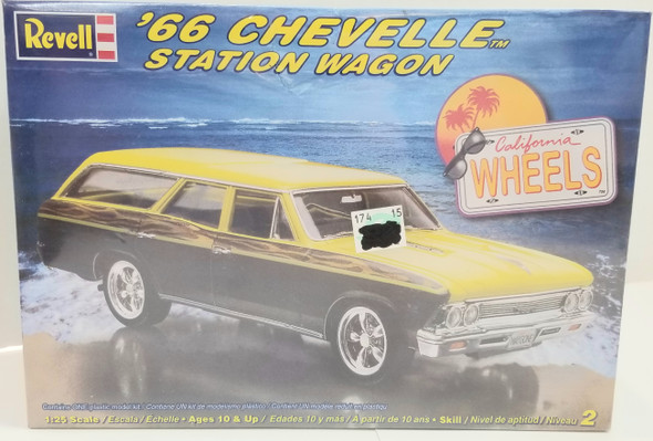 OakridgeStores.com | RESALE SHOP - Revell '66 Chevelle Station Wagon California Wheels 1/25 #85-1285 - BREV-85-1285-NS7946 CNSG031445021855