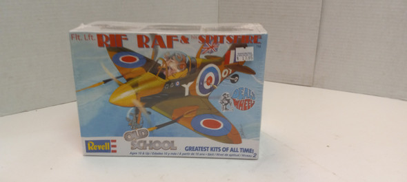 OakridgeStores.com | RESALE SHOP - REVELL Flt. Lft. RIF RAF & his Spitsfire Old School Model Kit #85-1738 - BREV-85-1736-NOB7938