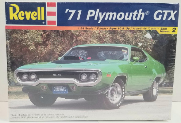 OakridgeStores.com | RESALE SHOP - Revell 1971 Plymouth GTX 1:24 #85-2166 1/24 - BREV-85-2166-NS7995