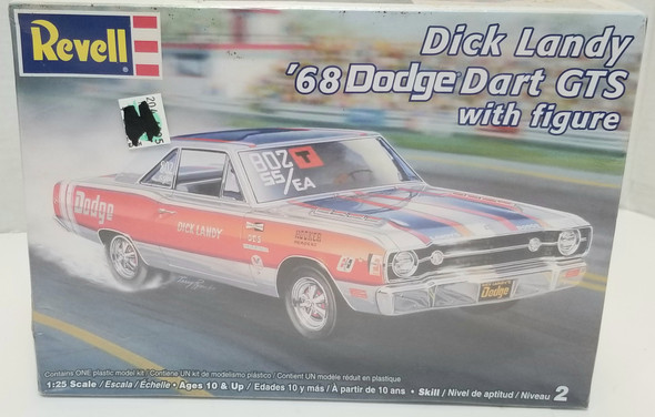 OakridgeStores.com | RESALE SHOP - Revell 1/25 Dick Landy 68 Dodge Dart GTS w Figure #85-2831 - BREV-85-2831-NS7866 CNSG031445028311