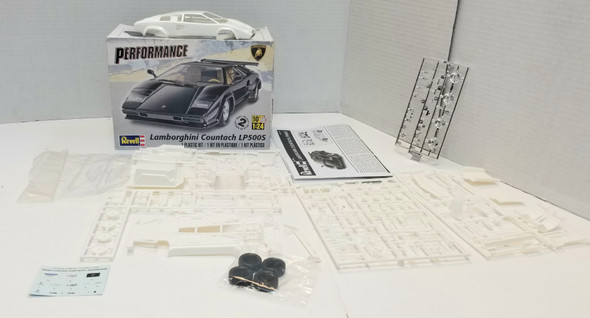 OakridgeStores.com | RESALE SHOP - Revell Performance Lamborghini Countach LP500S 1/24 #85-4948 - BREV-85-4948-NOB8040