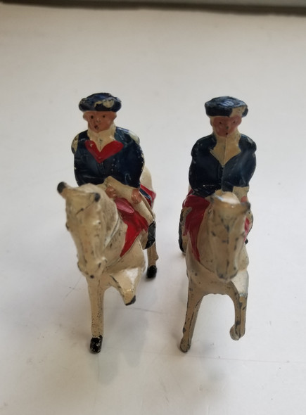 OakridgeStores.com | RESALE SHOP - Unbranded 2 Colonial Americans on Horse 2" - LRBR-2CLN-U7614