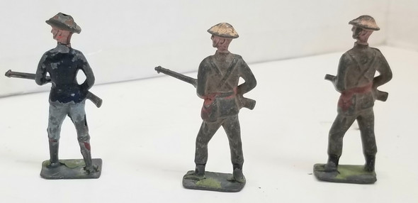 OakridgeStores.com | RESALE SHOP - Set of 3 Vtg. Britains British Infantry With Tommy Guns 2" Lead Figures - LRBR-3INFANTRY-U7615