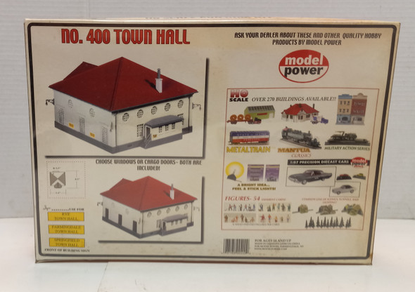 OakridgeStores.com | RESALE SHOP - Model Power HO Town Hall Building Kit #400 - PAER-400-NS7743 CNSG037135004009