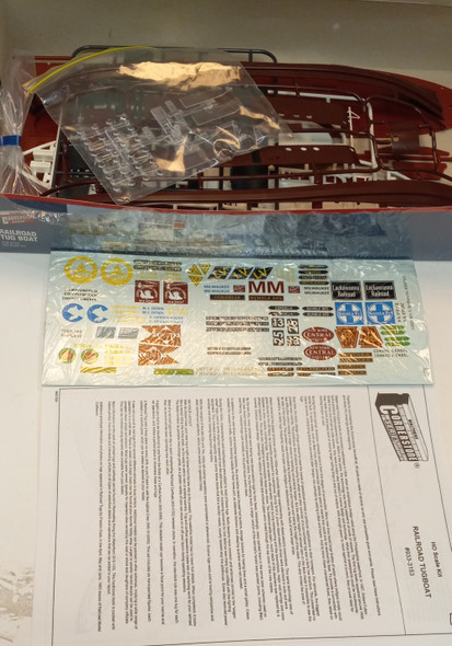 OakridgeStores.com | RESALE SHOP - Walthers Cornerstone HO Railroad Tug Boat Kit #933-3153 - PAER-933-3153-NOB7723 CNSG616374003310