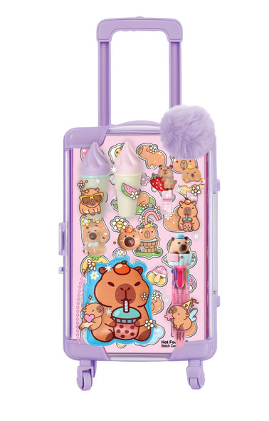 OakridgeStores.com | Hot Focus - Mini Stationery Luggage, Capybara - Mini Stationery Suitcase Set - 361CP 842817067704