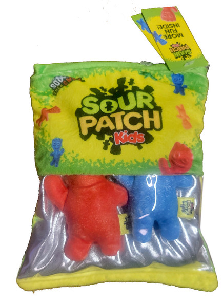 IScream - 6-Inch Sour Patch Kids Packaging Plush - Licensed Plush Toy with Removable Snack Pieces - 780-5050LE
