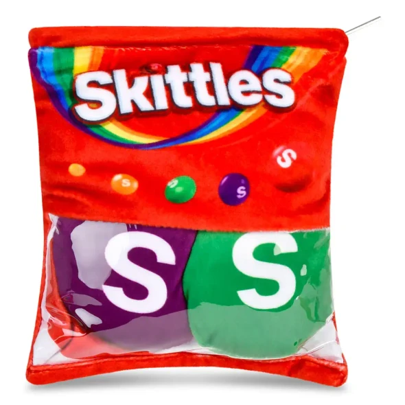 OakridgeStores.com | IScream - 6-Inch Skittles Packaging Plush - Licensed Plush Toy with Removable Snack Pieces - 780-5057 810208373857