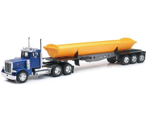 OakridgeStores.com | NEWRAY - 1/32 - Peterbilt 379 Semi Truck with Side Dump Trailer - Diecast Model Truck - SS-10553 093577105537