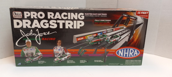 OakridgeStores.com | RESALE SHOP - Auto World John Force Champions Challenge Pro Racing Slot Car Dragstrip W/Cars - 858388001405-00140-NOB7831 CNSG858388001405