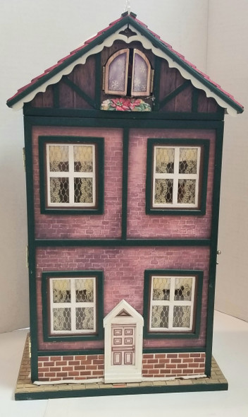 OakridgeStores.com | RESALE SHOP - VTG OOAK Christmas Party Scene Shadow/ Music Box 1:12 - battery not tested - BABE-XMASPARTY-LN7562