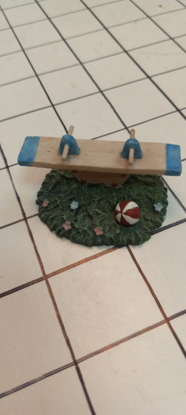OakridgeStores.com | RESALE SHOP - Unbranded 1:12 Resin Sea Saw with Ball on the Base- child's nursery toy - BOST-SEASAW-LN7546