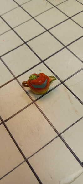 OakridgeStores.com | RESALE SHOP - 1:12 Artisan V. Casson Colorful Apple Shaped Teapot - BOST-XM4-LN7533