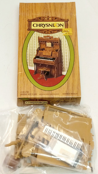 OakridgeStores.com | RESALE SHOP - Chrysnbon 1" Scale Parlor Pump Organ Furniture Kit #2110 - DARU-CHR-2110-NOB7598