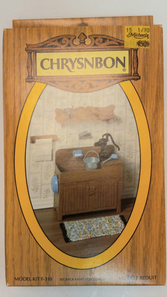 OakridgeStores.com | RESALE SHOP - Chrysnbon 1" Scale Dry Sink Furniture Kit #310 - DARU-CHR-2117-NOB7604
