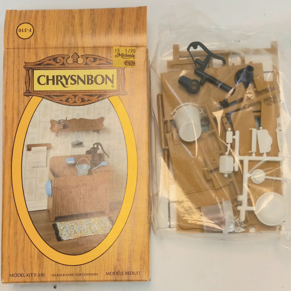 OakridgeStores.com | RESALE SHOP - Chrysnbon 1" Scale Dry Sink Furniture Kit #310 - DARU-CHR-2117-NOB7604