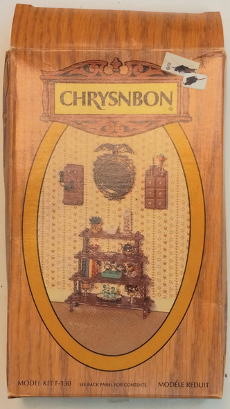 OakridgeStores.com | RESALE SHOP - Chrysnbon 1" Scale Tiered What-Not Stand Furniture Kit #130 - DARU-F-130-NOB7638