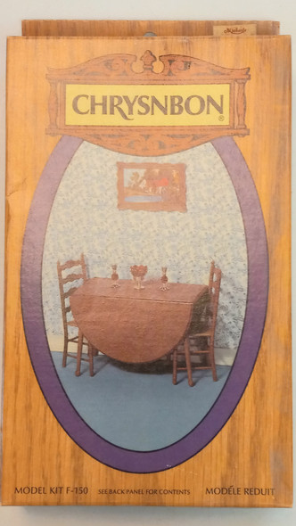 OakridgeStores.com | RESALE SHOP - Chrysnbon 1" Scale Drop-Leaf Table Furniture Kit #150 - DARU-F-150-NOB7635