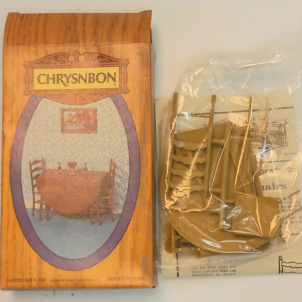 OakridgeStores.com | RESALE SHOP - Chrysnbon 1" Scale Drop-Leaf Table Furniture Kit #150 - DARU-F-150-NOB7635