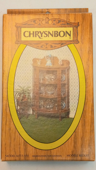 OakridgeStores.com | RESALE SHOP - Chrysnbon 1" Scale China Cabinet Furniture Kit #170 - DARU-F-170-NOB7645