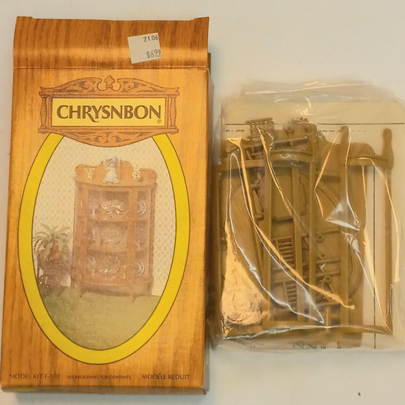 OakridgeStores.com | RESALE SHOP - Chrysnbon 1" Scale China Cabinet Furniture Kit #170 - DARU-F-170-NOB7645