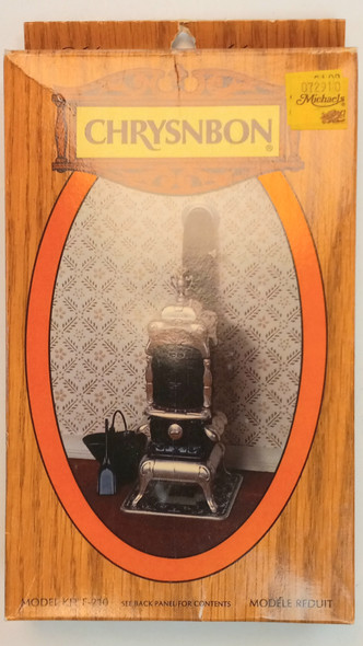 OakridgeStores.com | RESALE SHOP - Chrysnbon 1" Scale Parlor Stove Furniture Kit #210 - DARU-F-210-NOB7628