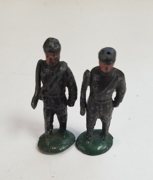 OakridgeStores.com | RESALE SHOP - VTG Unbranded 2 Brown Lead Soldiers in Walking Position 2" tall - LRBR-2BLWP-U7605