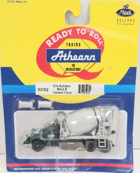 OakridgeStores.com | RESALE SHOP - Athearn Erie Builders Mack B Cement Truck #93162 - PAER-93162-NS7796