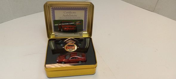 OakridgeStores.com | RESALE SHOP - Johnny Lightning Collectors Club 2001 Ford Mustang SVT Cobra W/pin & Tin - PAER-JL1-U7837
