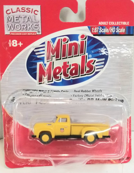 OakridgeStores.com | RESALE SHOP - Mini Metals '54 Ford F-350 Union Pacific RR MoW Pickup 1/87 Ho Scale - PAER-UPFORD-NS7797
