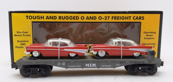 OakridgeStores.com | RESALE SHOP - Rail King MTH Lines With ERTL 1957 Chevy Smi Scale Flat Car #30-7610 O Gauge - RIOR-30-7610-NOB4887