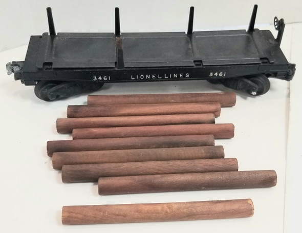 OakridgeStores.com | RESALE SHOP - Lionel O Scale No. 3461 Operating Log Unloading Car Untested - SCTO-3461LOG-U7647