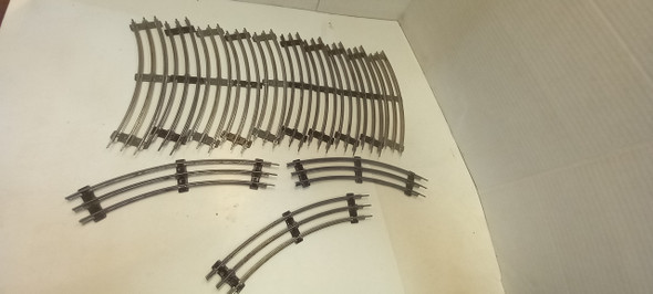 OakridgeStores.com | RESALE SHOP - Lot Of 13 marx Curved Track Pieces O Scale - STORE-MARX1-U7445