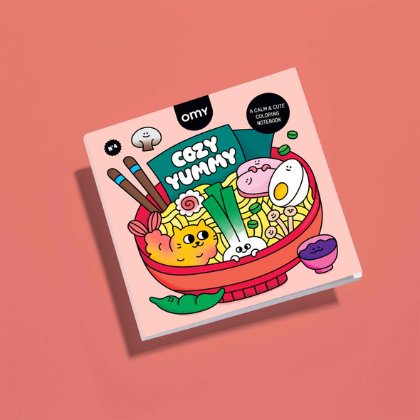 OakridgeStores.com | OMY - Cozy Art Food - Coloring Notebook - COZ04 3760301406242